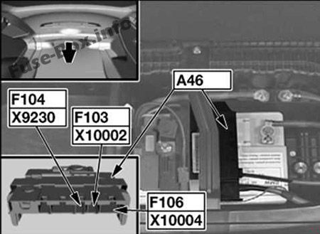 BMW 1er E81/E82/E87/E88 Sicherungsdiagramm