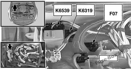 BMW 5er E60/E61 Sicherungskasten im Motorraum Sicherungsdiagramm