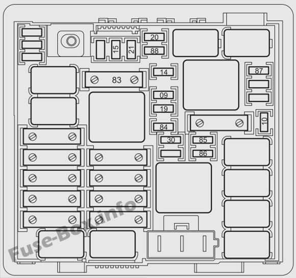 Fiat Punto Sicherungsdiagramm