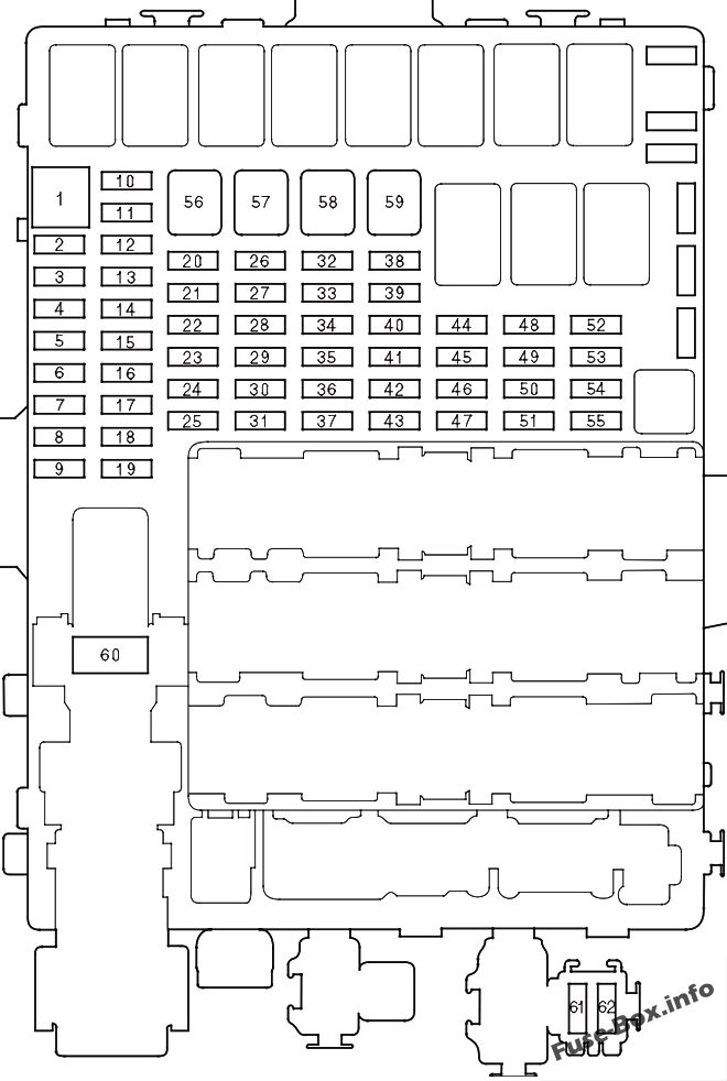 Honda Fit GE Sicherungsdiagramm