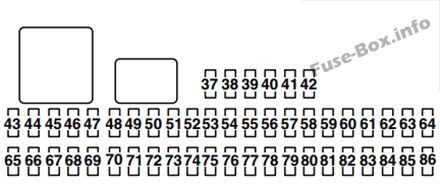 Mazda 3 BK Sicherungsdiagramm