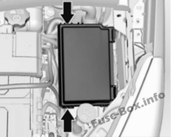 Opel/Vauxhall Meriva B Sicherungsdiagramm