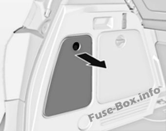 Opel/Vauxhall Meriva B Sicherungsdiagramm