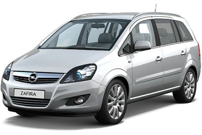 Opel / Vauxhall Zafira B Sicherungsdiagramm