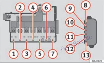 SEAT Toledo Mk4/NH Sicherungsdiagramm