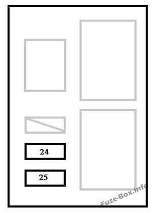Toyota Avalon XX20 Sicherungskasten im Motorraum Sicherungsdiagramm