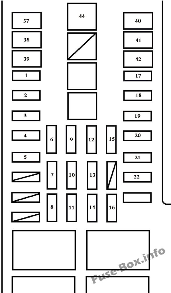 Toyota Tundra Sicherungskasten im Motorraum Sicherungsdiagramm
