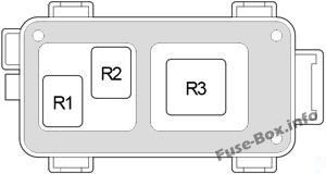 Toyota Yaris / Vitz / Belta XP90 Sicherungskasten im Motorraum Sicherungsdiagramm