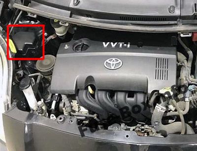 Motorraumrelaisbox: Toyota Yaris / Vitz / Belta (2005-2013)