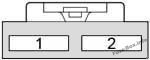 Toyota Yaris / Vitz / Belta XP90 Sicherungskasten im Innenraum Sicherungsdiagramm