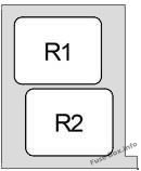 Toyota Yaris / Echo / Vitz XP130/XP150 Sicherungskasten im Motorraum Sicherungsdiagramm
